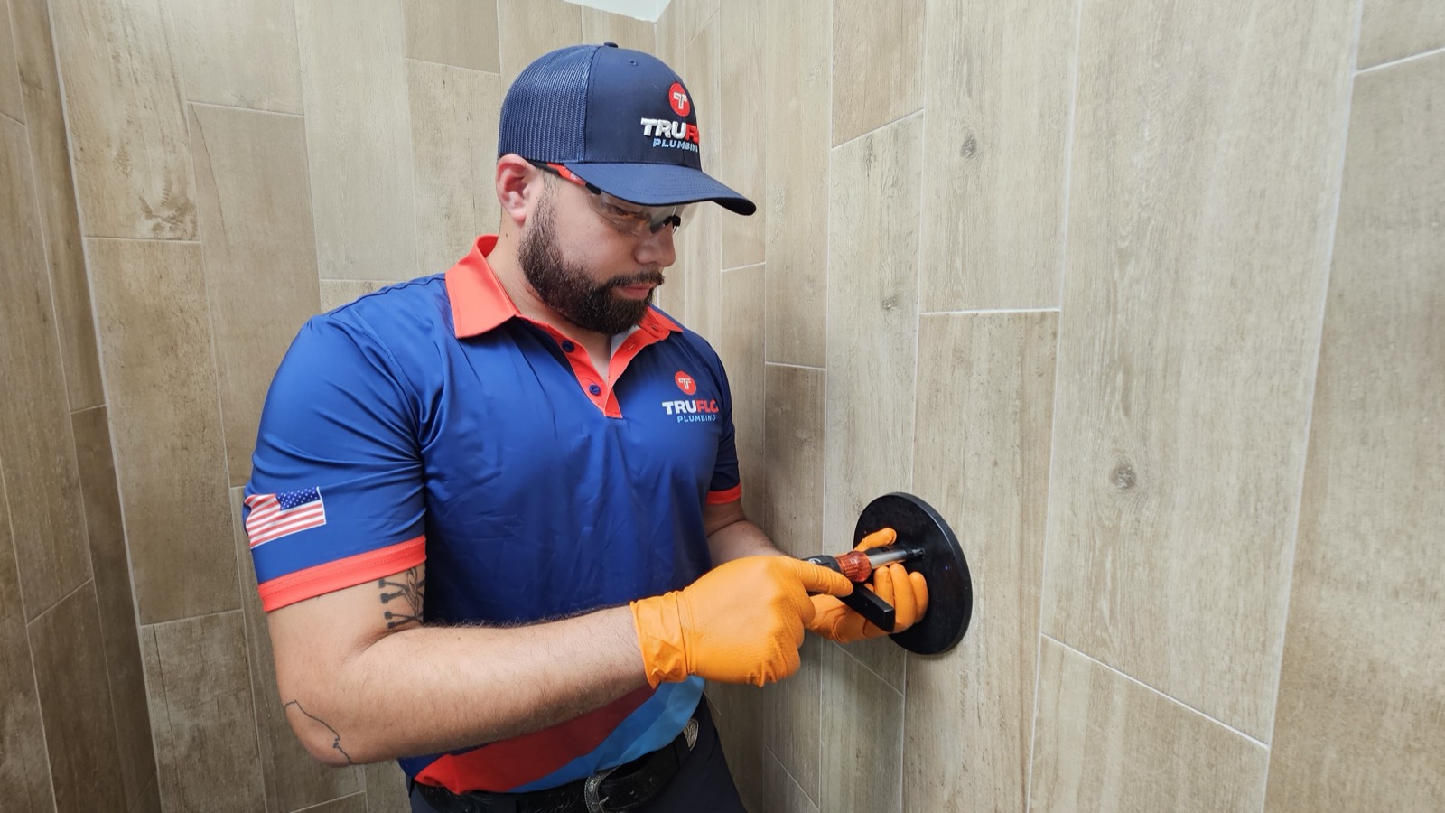 TruFlo technicians at work in a San Antonio home